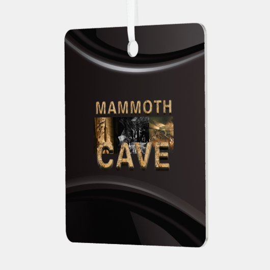 TOP Mammoth Cave Metal Ornament (Voorkant links)