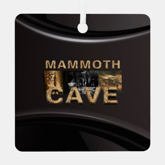 TOP Mammoth Cave Metal Ornament (Achterkant)