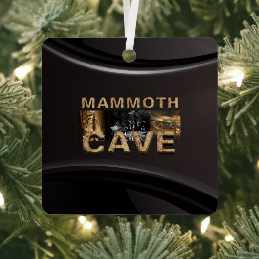 TOP Mammoth Cave Metal Ornament (Insitu)