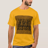 TOP MAN NICE - BLACK-BROWN GOLD-T-Shirt (Voorkant)