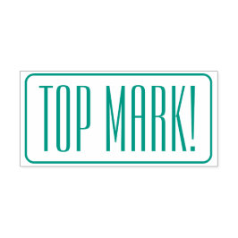 TOP MARK! Schoolleraar Rubber Stamp Zelfinktende Stempel