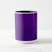 Top Matte + Base Noise Paarse aangepaste Mok (Midden)