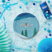 TOP Mess niet met een skimeisje Papieren Bordje (Feest)