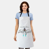 TOP Mess niet met Ski Girl All-Over Print Apron Schort (Gedragen)