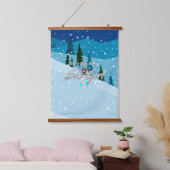 TOP Mess niet met Ski Girl Hanging Tapestry Hangend Wandkleed (Slaapkamer)