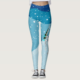 TOP Mess niet met Ski Girl Leggings
