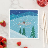 TOP Mess niet met Ski Girl Servet (Insitu)