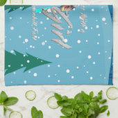 TOP Mess niet met Ski Girl Theedoek (Gevouwen)