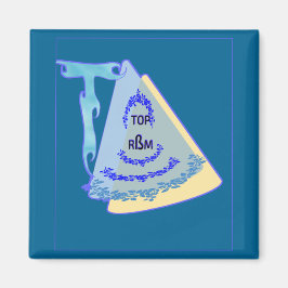 TOP_MODERN_BLUE_SO CUTE MAGNEET