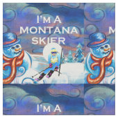 TOP Montana Skier Stof (Close Up)