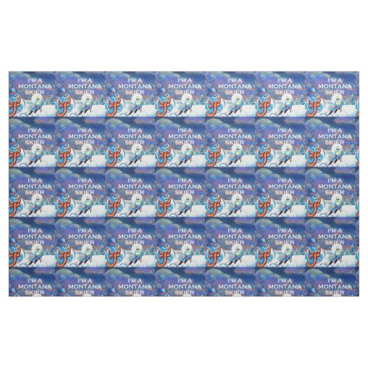 TOP Montana Skier Stof (Fat Quarter)