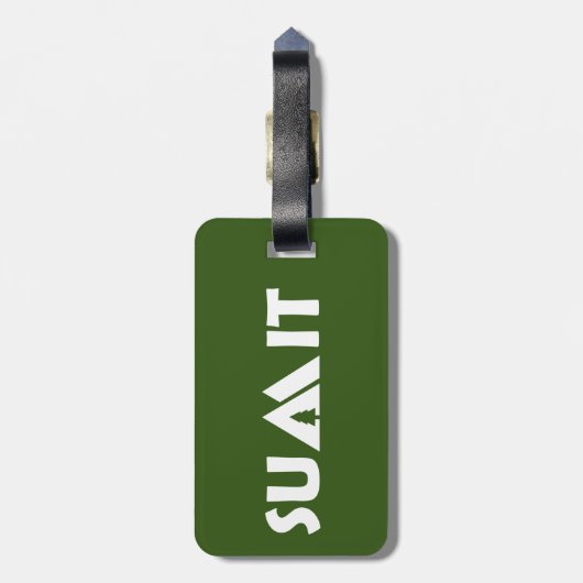 Top Mountains Bagagelabel (Achterkant verticaal)