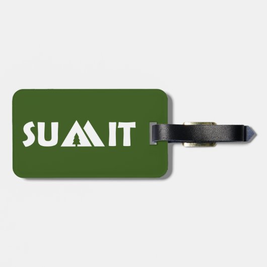 Top Mountains Bagagelabel (Achterkant horizontaal)