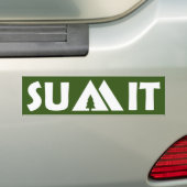 Top Mountains Bumpersticker (Op auto)
