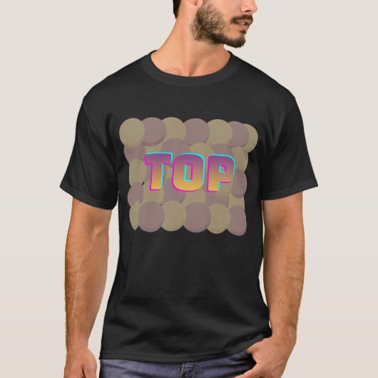 TOP Neon Gradient T-Shirt (Voorkant)