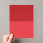 Top-Noise Tomaat Rood Acryl Uitnodiging (Custom) (Insitu (Draagbaar))