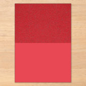 Top-Noise Tomaat Rood Acryl Uitnodiging (Custom) (Voorkant)