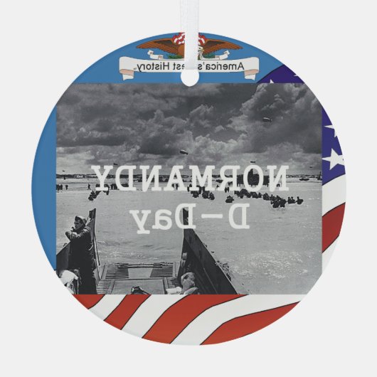 TOP Normandy Glass Ornament (Achterkant)