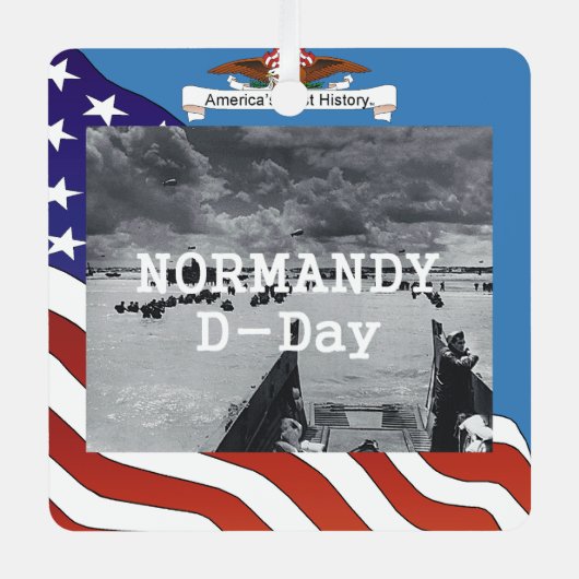 TOP Normandy Metal Ornament (Voorkant)