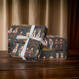 Top Notenkraker Kings Musical Staff Cadeaupapier