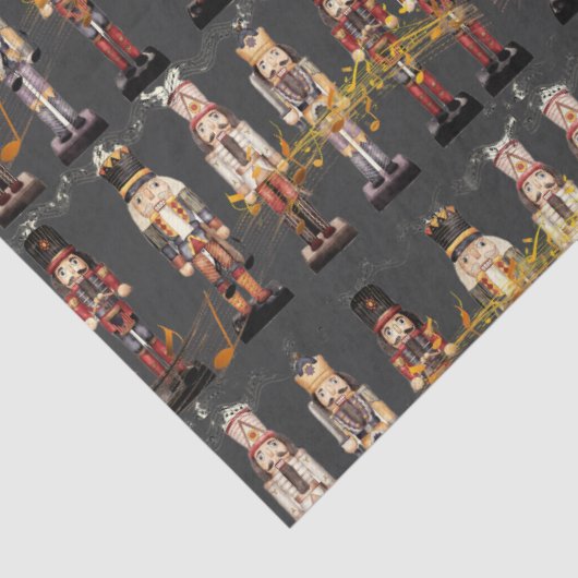 Top Notenkraker Kings Musical Staff Tissuepapier (Detail)