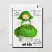 Top O' The Morning St Patrick's Day Kaart (Voorkant / Achterkant)