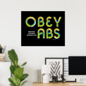 TOP Obey Abs Poster (Thuiskantoor)