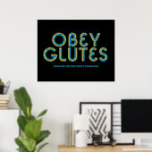 TOP Obey Glutes Poster (Thuiskantoor)