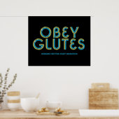 TOP Obey Glutes Poster (Keuken)