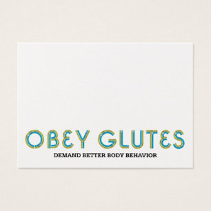 TOP Obey Glutes Visitekaartjes