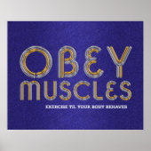 TOP Obey Muscles Poster (Voorkant)