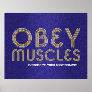 TOP Obey Muscles Poster