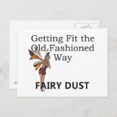 TOP Old Fashioned Fitness Briefkaart (Voorkant / Achterkant)