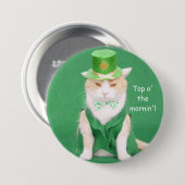 TOP O'N MORNIN. RONDE BUTTON 7,6 CM (Voorkant /achterkant)