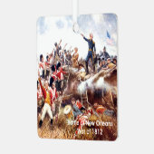 TOP-oorlog van 1812 Metaal Ornament (Voorkant links)