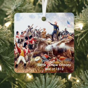 TOP-oorlog van 1812 Metaal Ornament