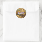 TOP Paardenrace Ronde Sticker (Tas)