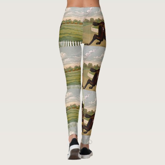 TOP-paardenraceleven Leggings (Achterkant)