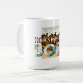 TOP Paardenrennen Geboren Mok (Voorkant links)
