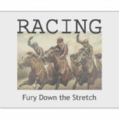 TOP Paardenrennen Sticker (Voorkant)