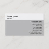 Top Panel - Sunrise/Sunset Business Card Visitekaartje (Achterkant)