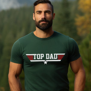 Top Papa Aviation Grappig Vaderdag T-shirt