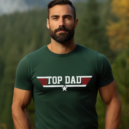 Top Papa Aviation Grappig Vaderdag T-shirt