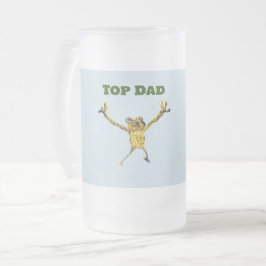 Top Papa Grappig Dier Matglas Bierpul