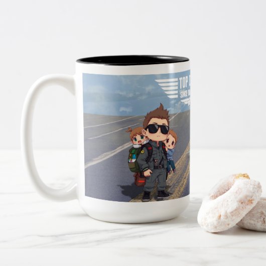 Top Papa Mok voor Papa | Grappig Vaderdag Cadeau (Met donut)