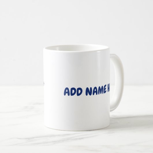 Top Papa Top Pistool Geïnspireerd Koffiemok (Voorkant rechts)