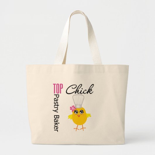 Top Pastry Chick Grote Tote Bag (Voorkant)