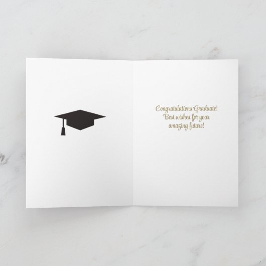 Top Pick! Aangepaste Afstuderen Kaart (Binnen)