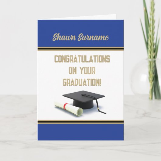 Top Pick! Aangepaste Afstuderen Kaart (Voorkant)