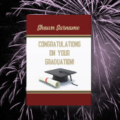 Top Pick! Aangepaste Afstuderen Kaart